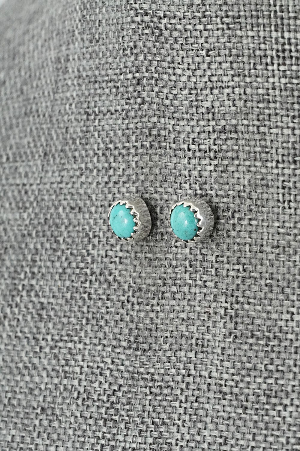 Turquoise & Sterling Silver Earrings - Betty Hawthorne