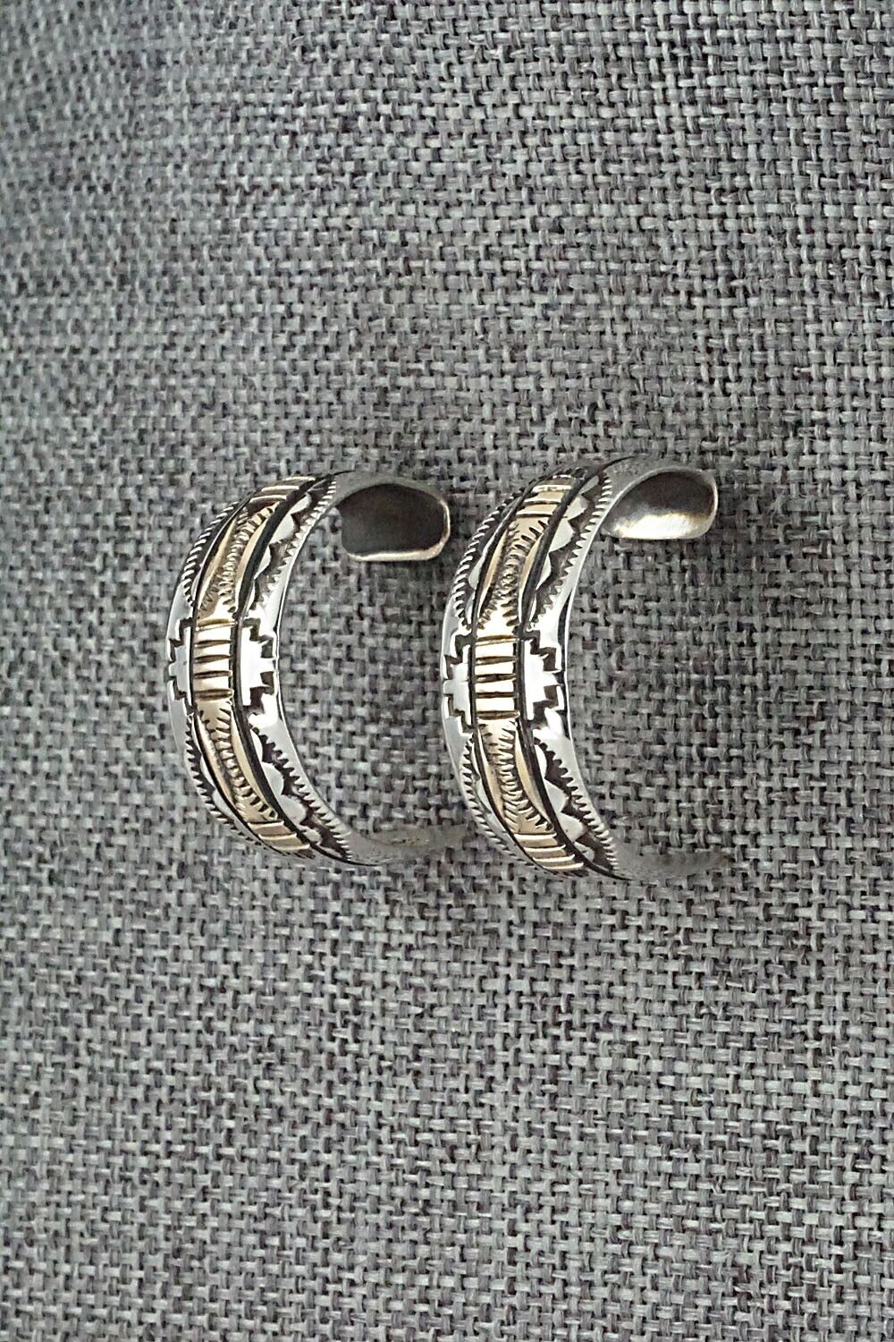 Sterling Silver & Gold Fill Hoop Earrings - Bruce Morgan