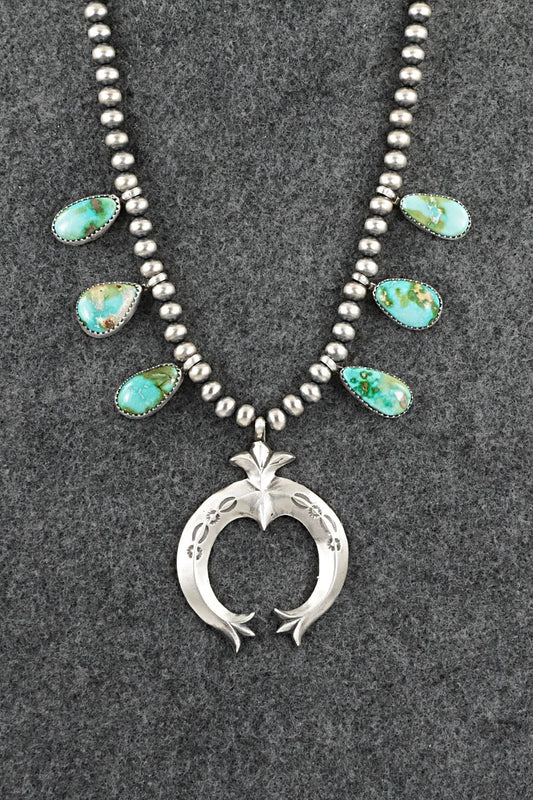 Turquoise & Sterling Silver Necklace - Latricia Largo