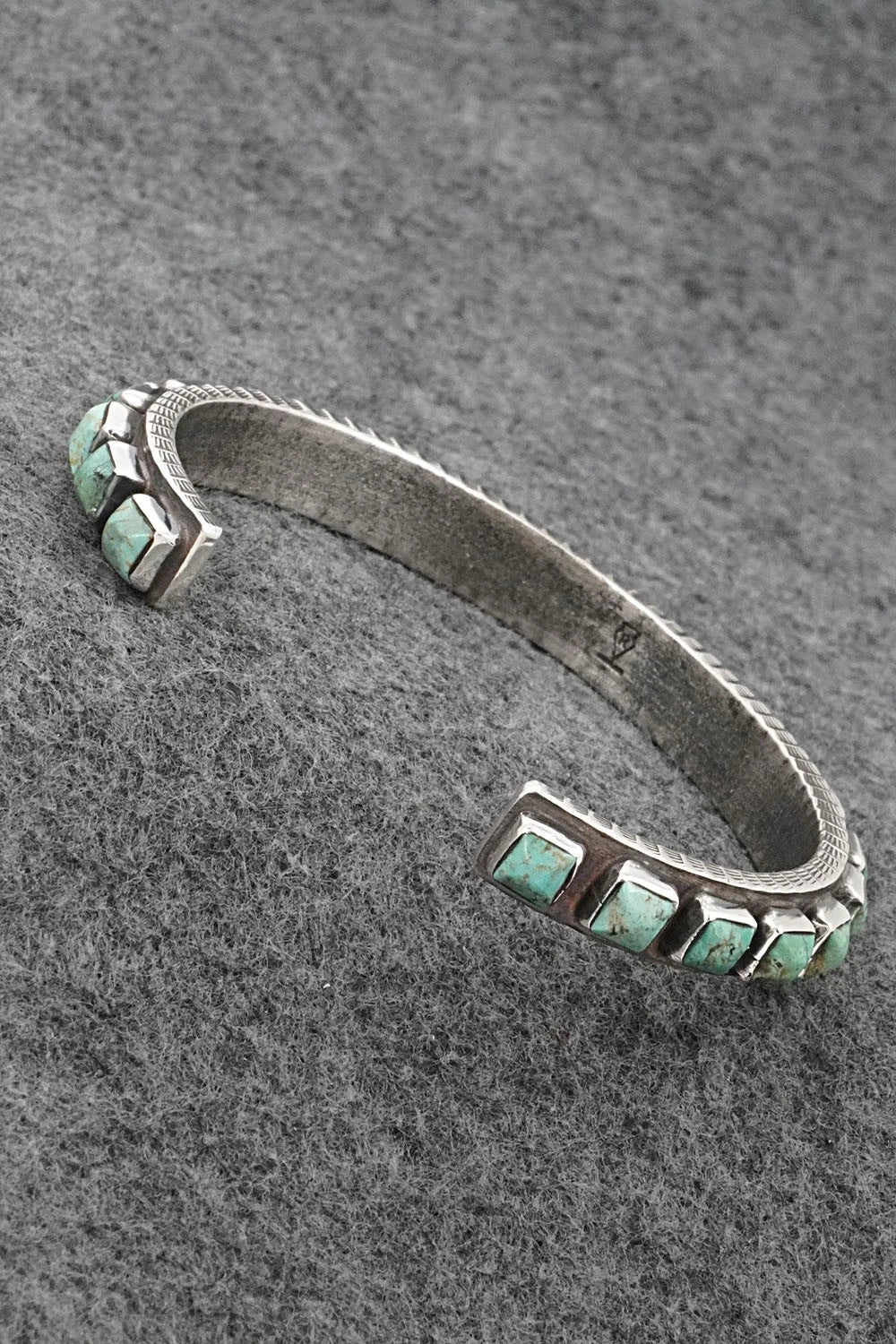 Turquoise & Sterling Silver Bracelet - Ernest Rangel