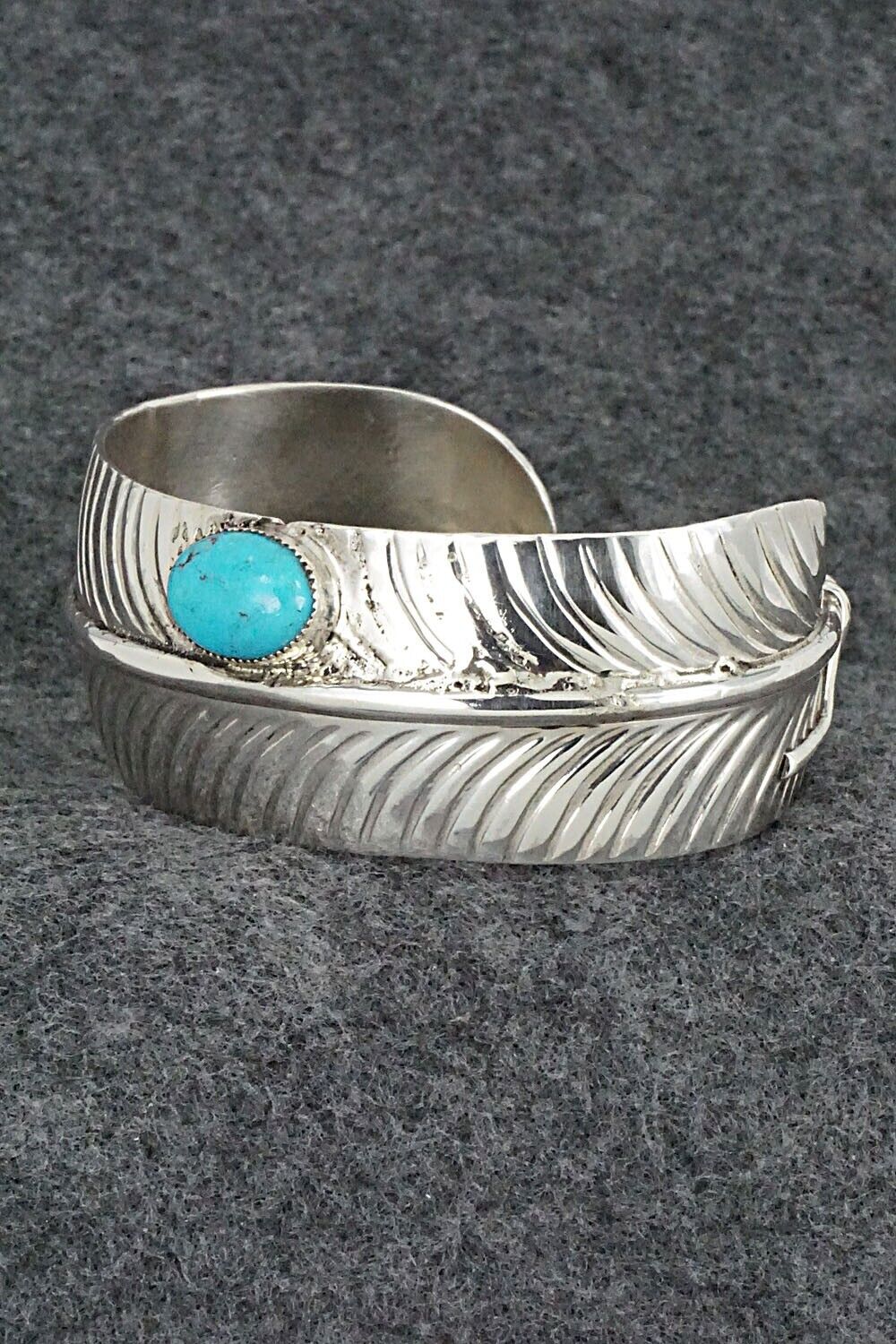 Turquoise and Sterling Silver Bracelet - Aaron Davis