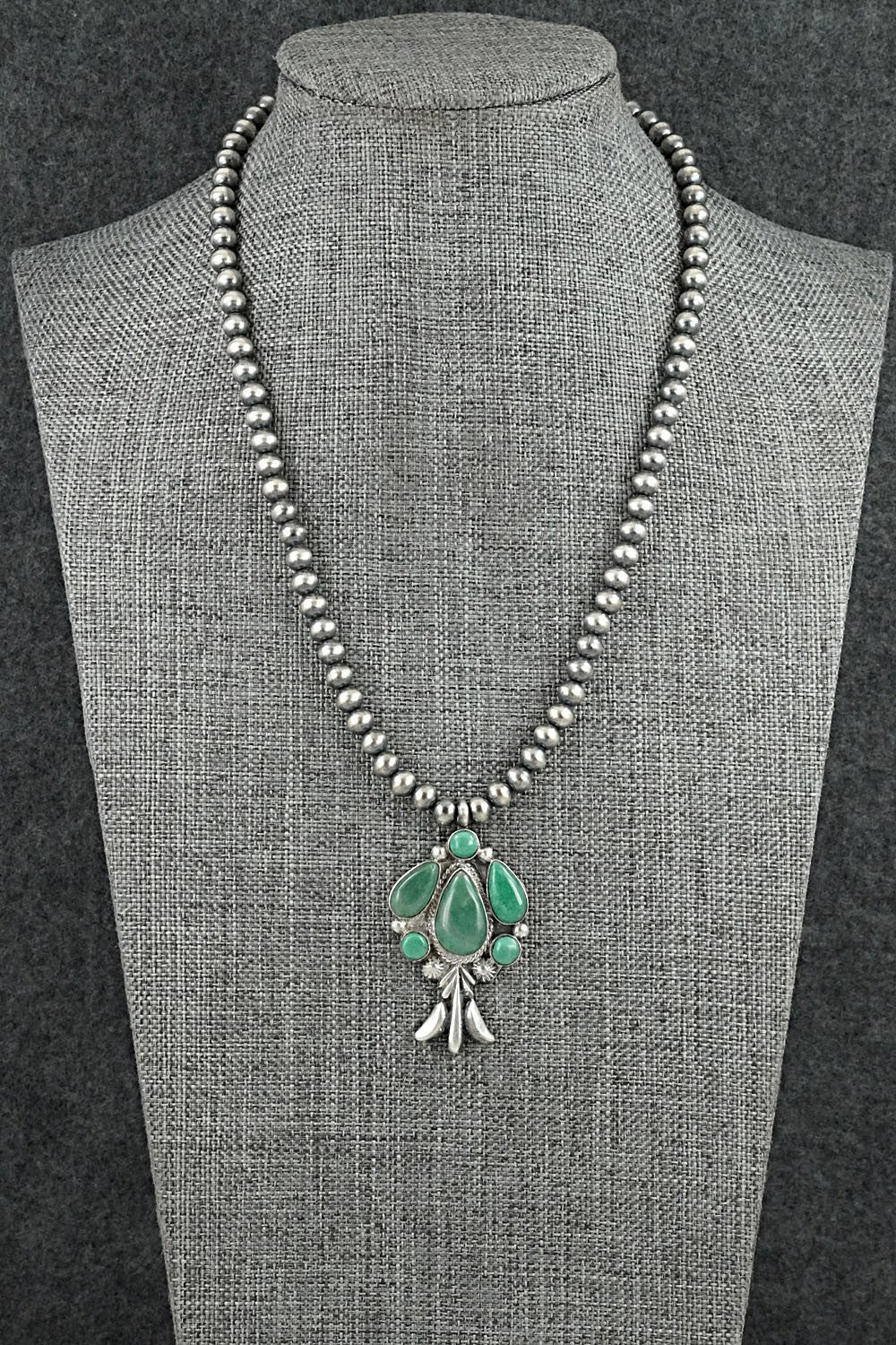 Turquoise & Sterling Silver Necklace - Bobby Platero