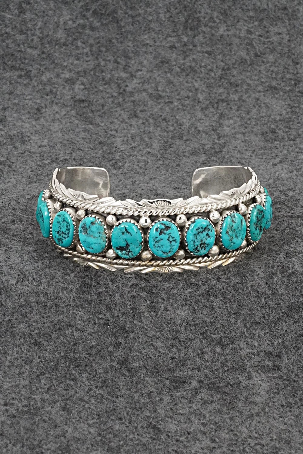 Turquoise & Sterling Silver Bracelet - Martin Muskett