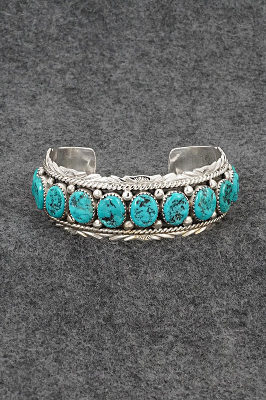 Turquoise & Sterling Silver Bracelet - Martin Muskett