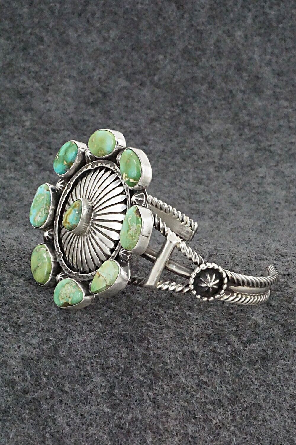 Turquoise & Sterling Silver Bracelet - Harry B. Yazzie