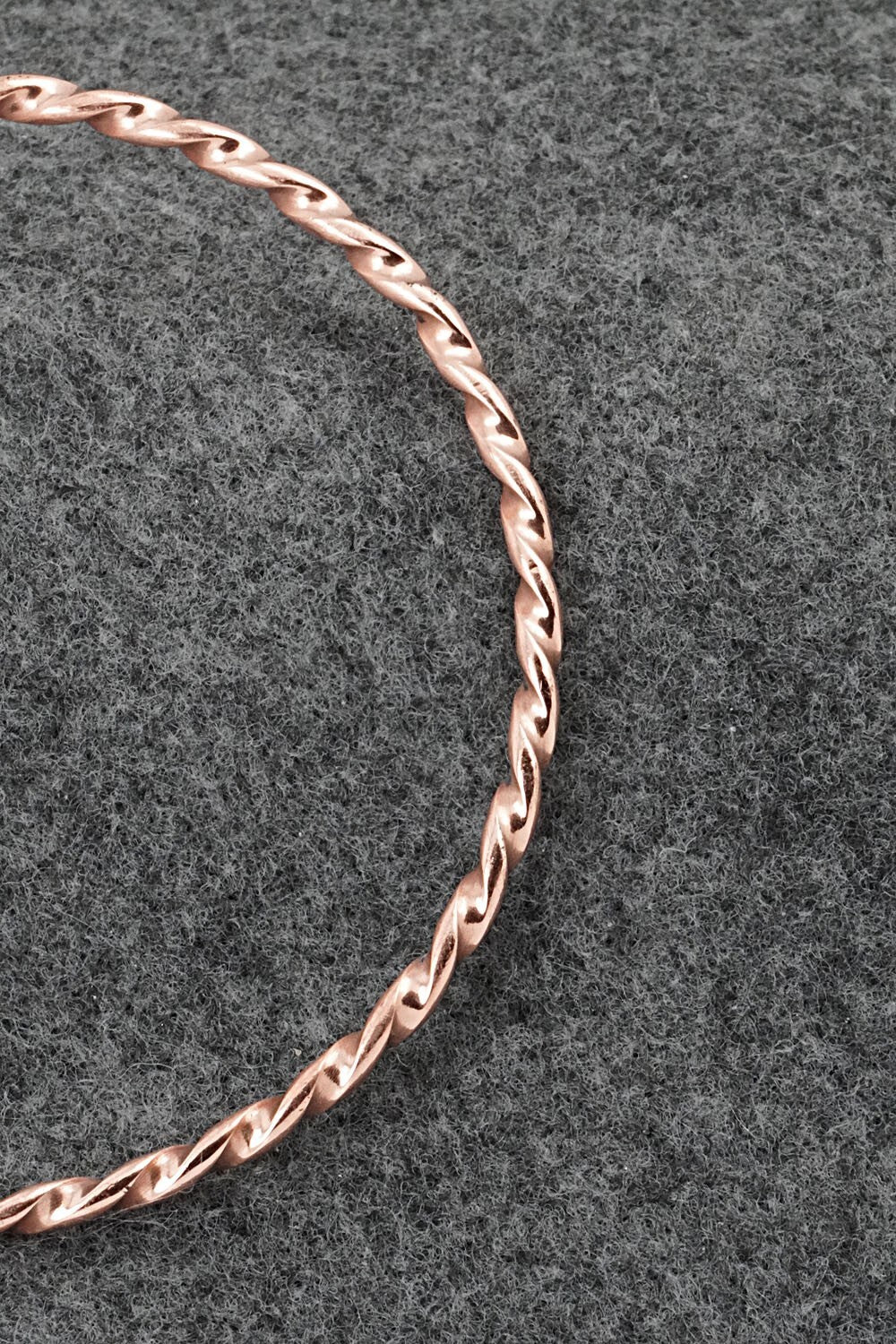 Copper Bangle Bracelet - Elaine Tahe