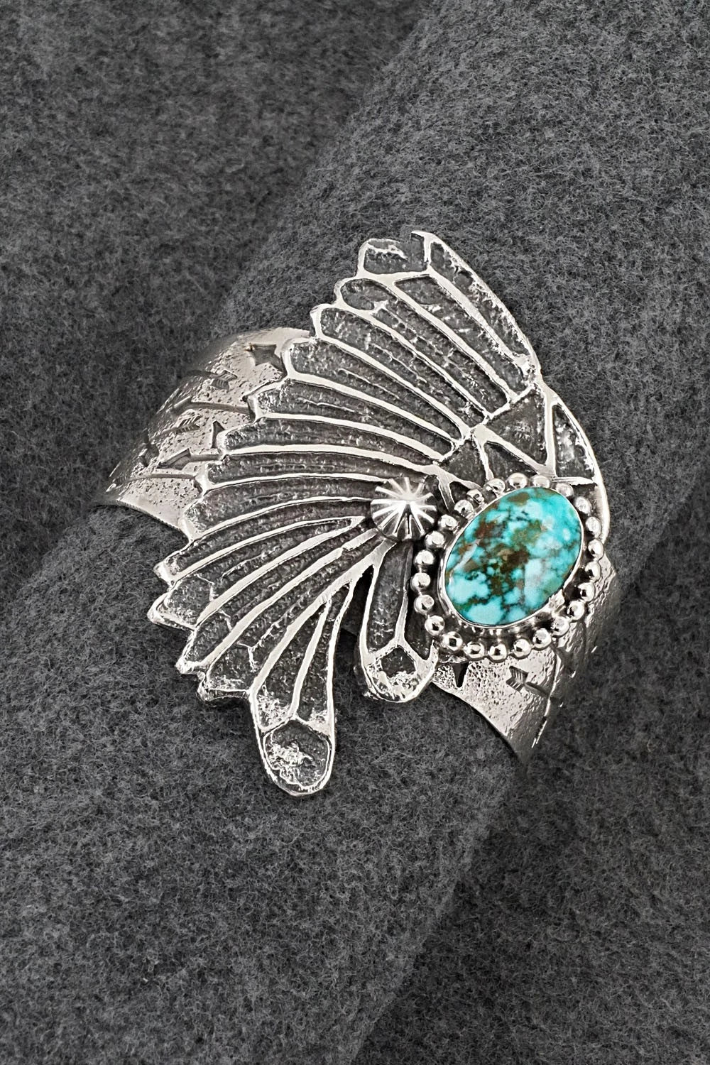 Turquoise & Sterling Silver Bracelet - Delbert Arviso