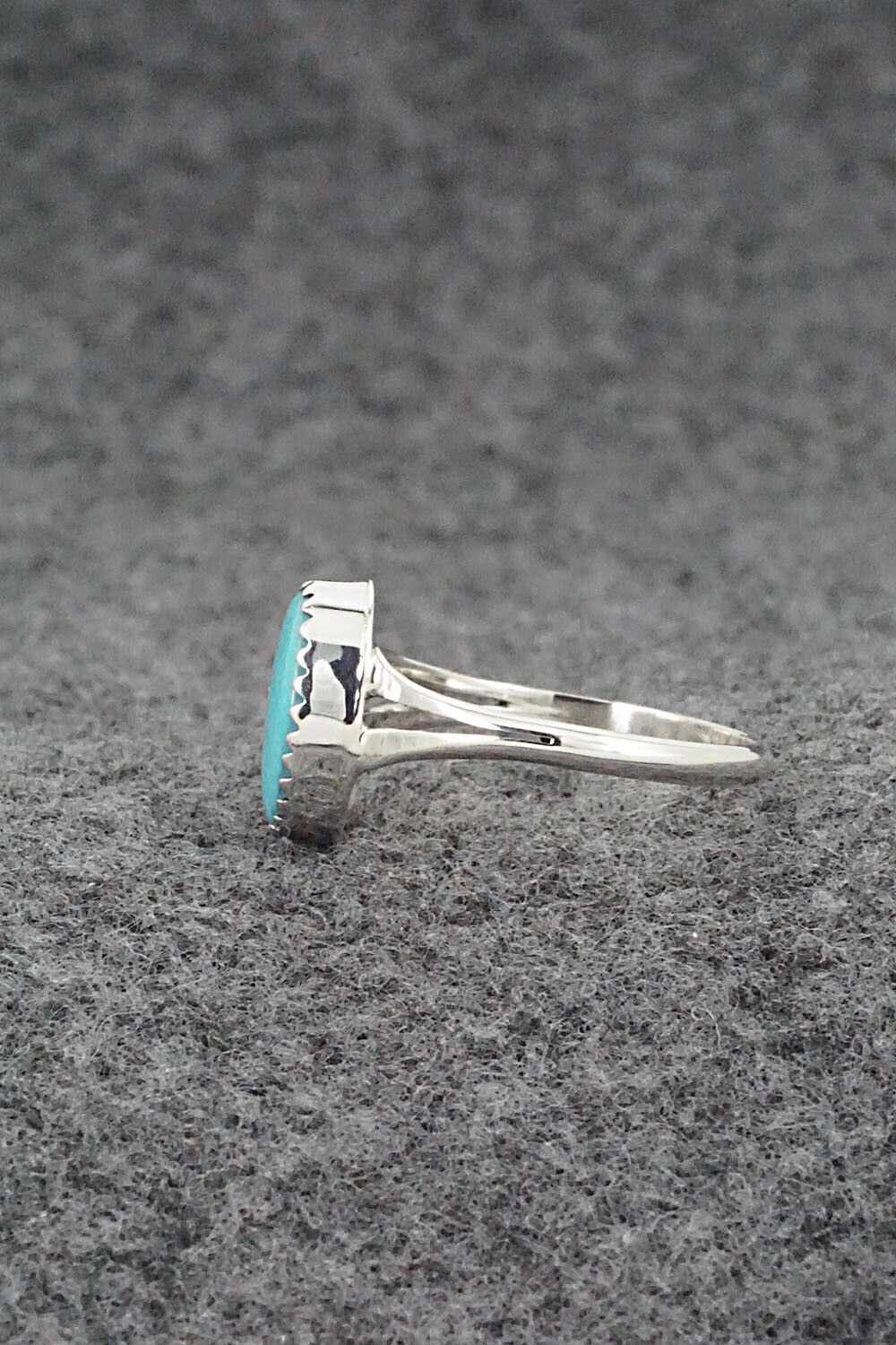 Turquoise & Sterling Silver Ring - Sharon McCarthy - Size 7.25