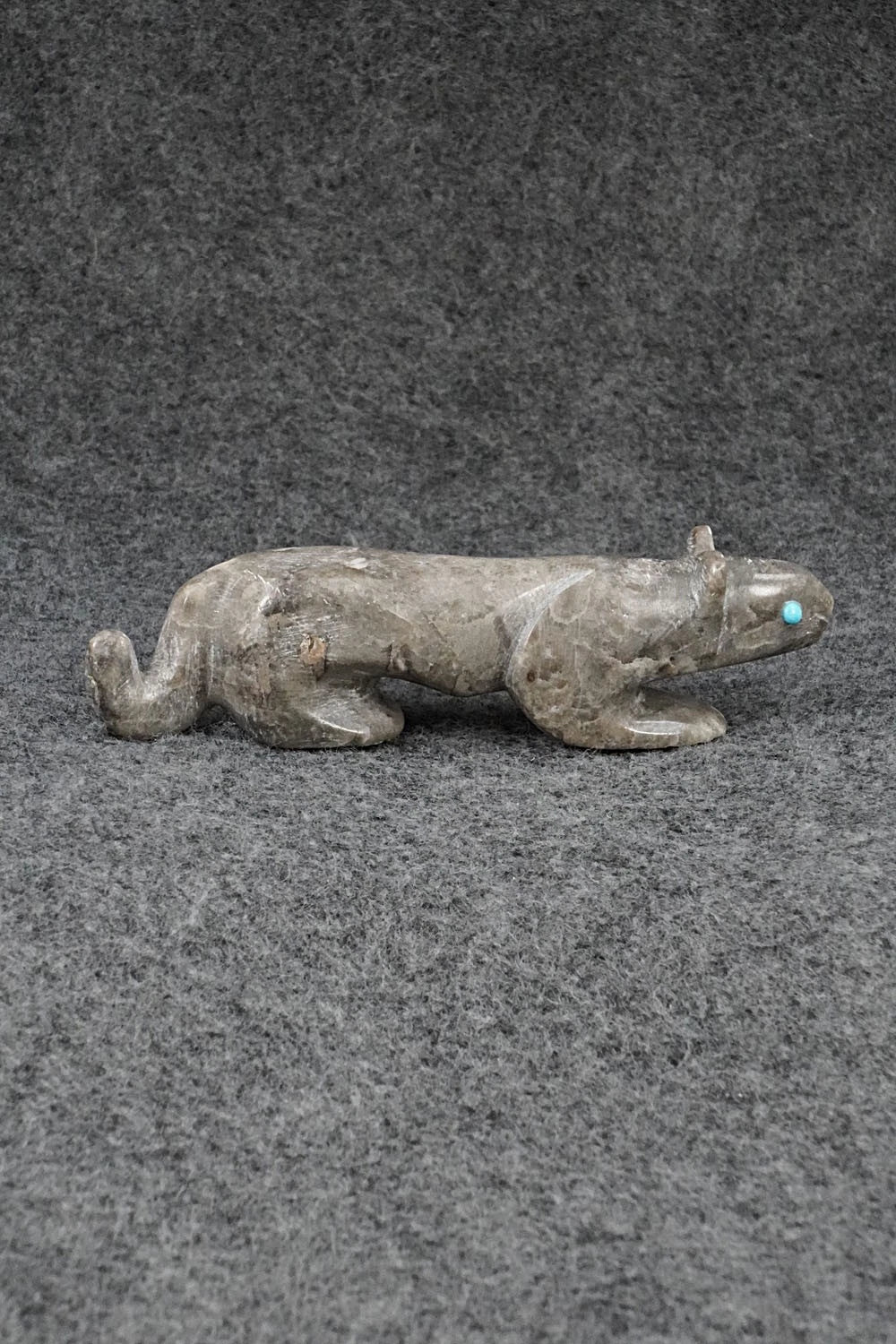 Mountain Lion Zuni Fetish Carving - Ronnie Lunasee