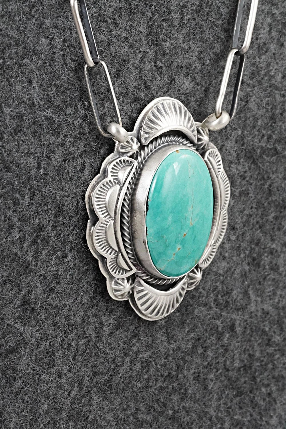 Turquoise & Sterling Silver Necklace - Randy Boyd