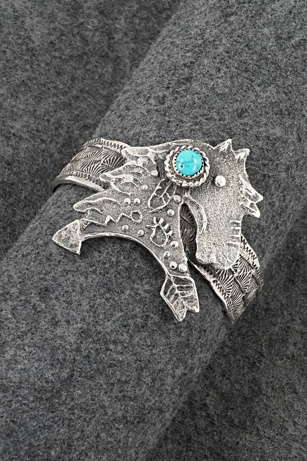 Turquoise & Sterling Silver Bracelet - Delbert Arviso