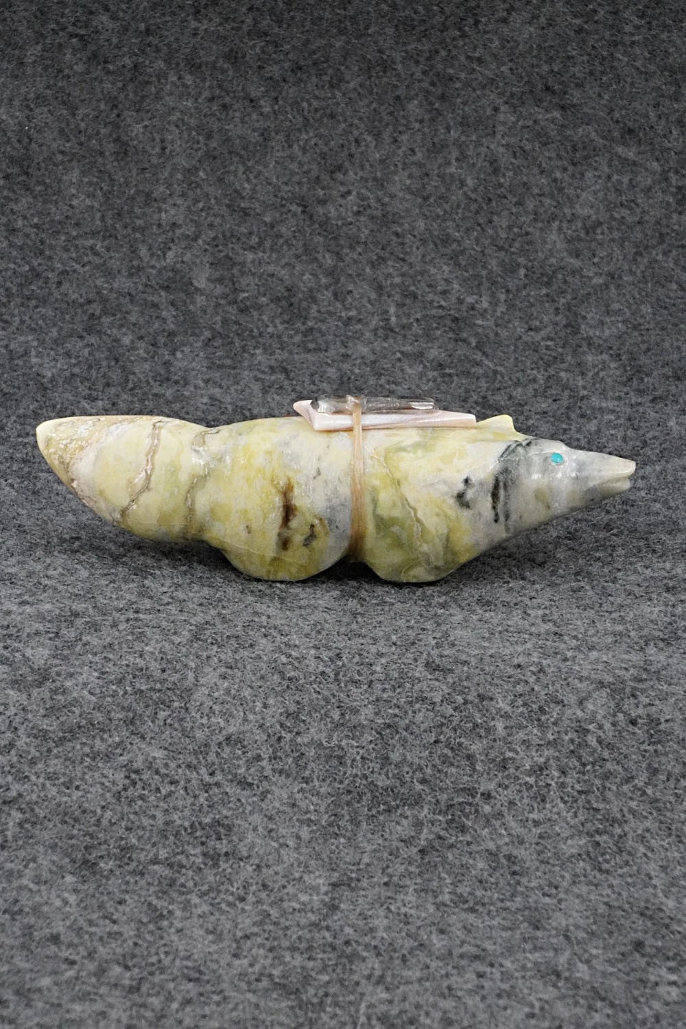 Fox Zuni Fetish Carving - Delvin Leekya