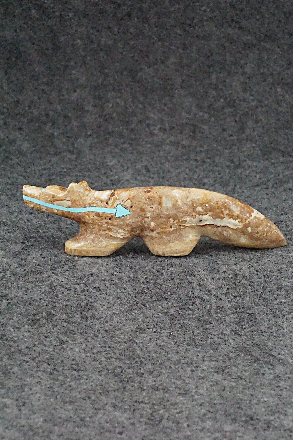 Fox Zuni Fetish Carving - Donavon Laiwakete