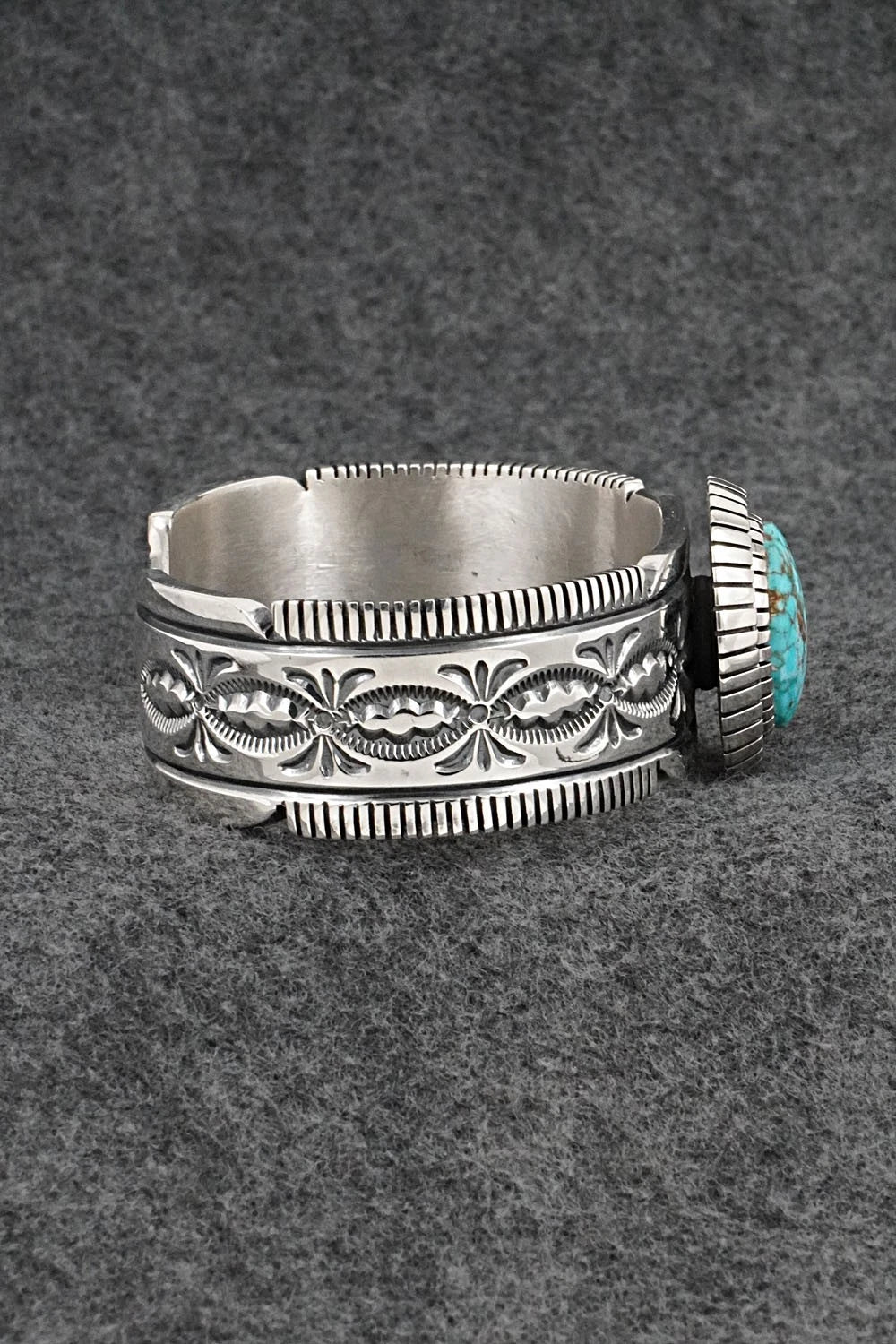 Turquoise & Sterling Silver Bracelet - Mark Yazzie