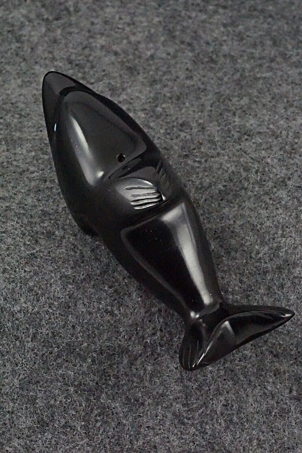 Dolphin Zuni Fetish Carving - Herbert Halate