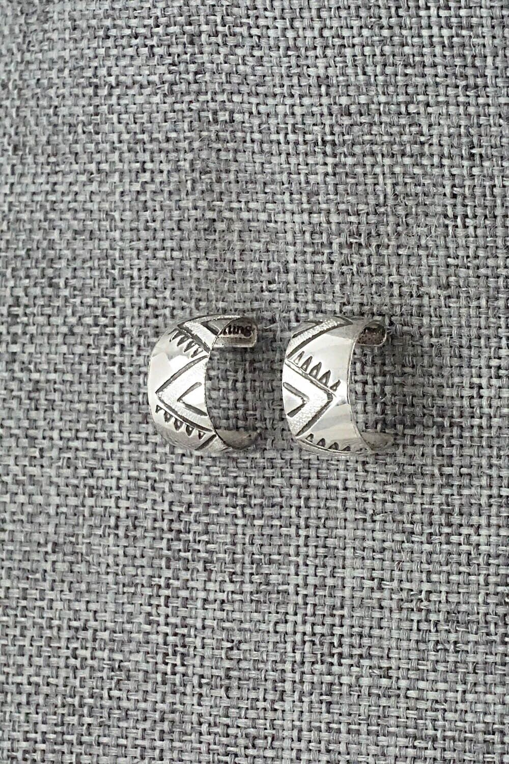 Sterling Silver Hoop Earrings - Nora Ashley