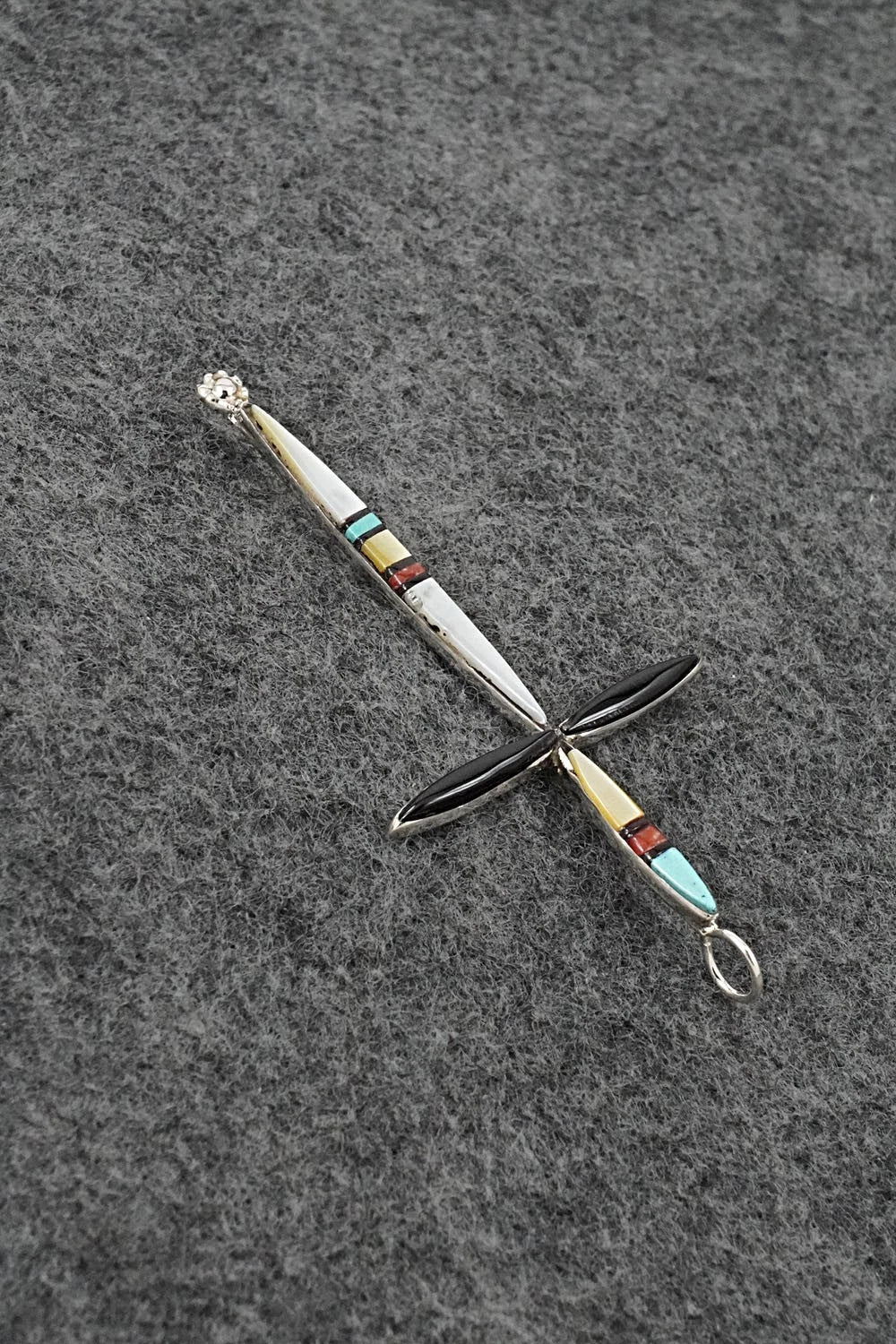 Multi-Stone & Sterling Silver Pendant - Sylvester Noche