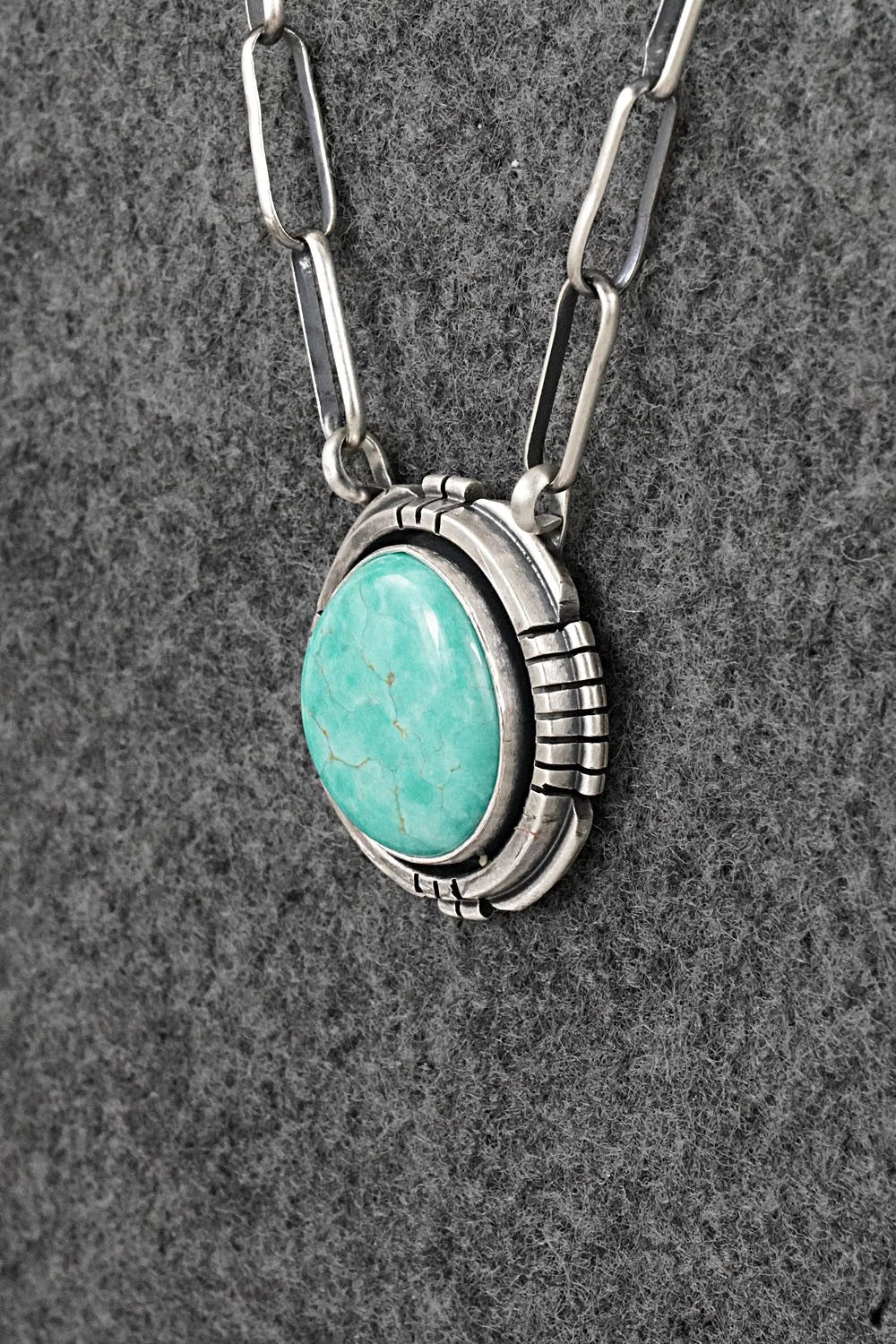Turquoise & Sterling Silver Necklace - Daniel Benally