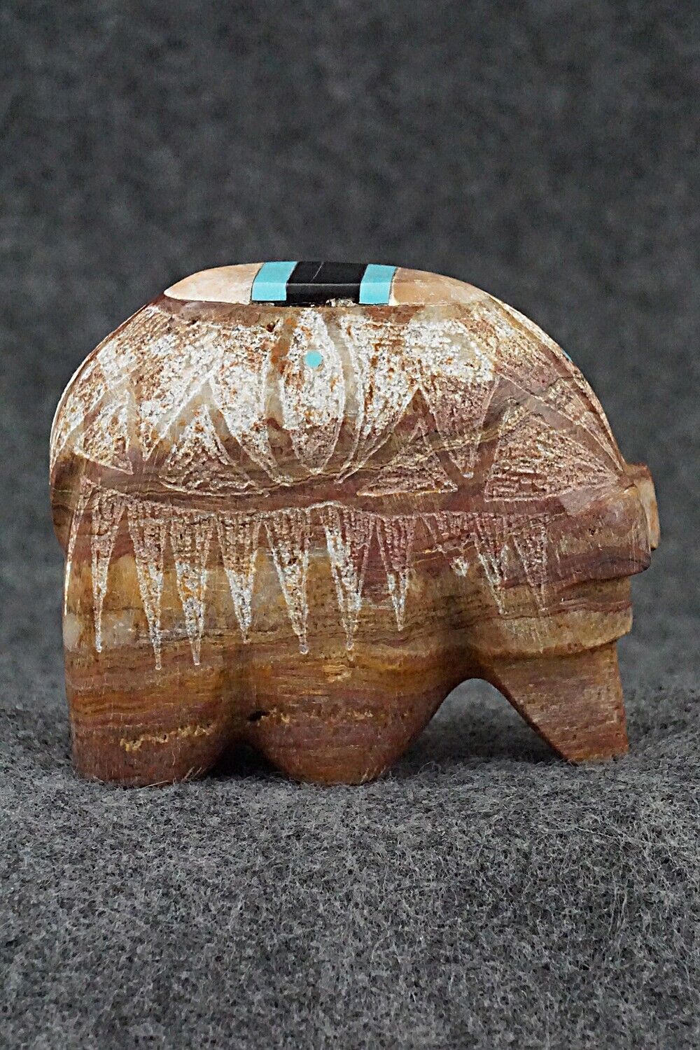 Bear Zuni Fetish Carving - Brandon Phillips