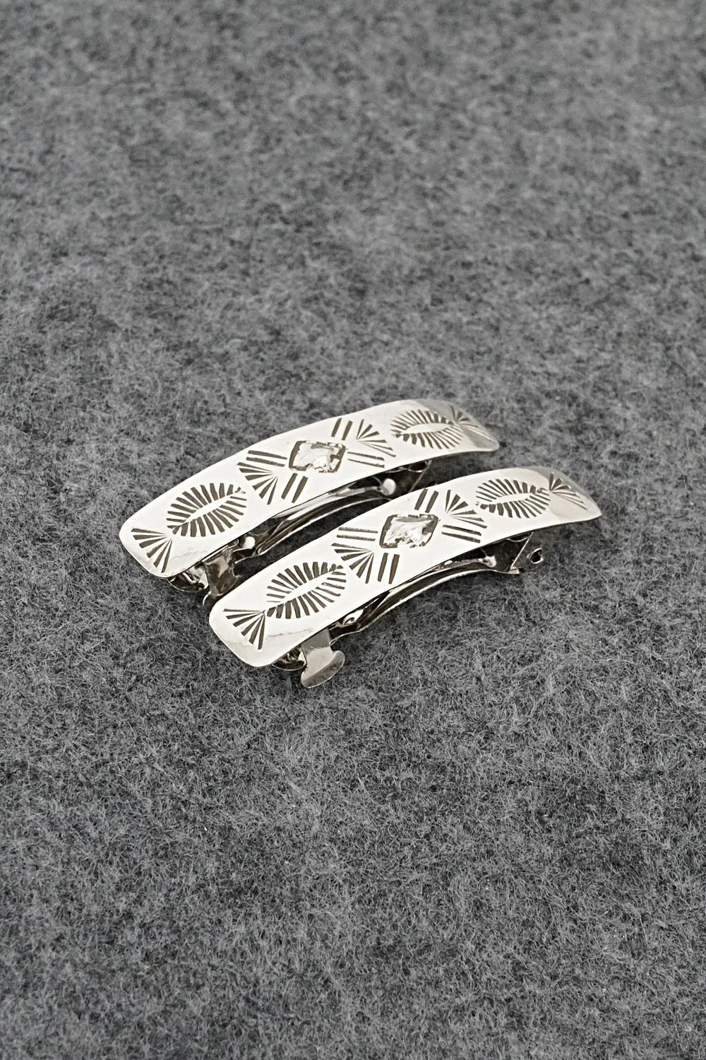 Sterling Silver Barrettes - Bertha Begay