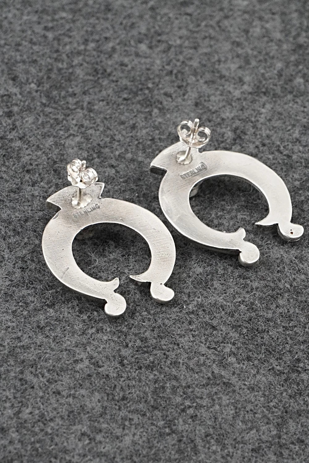 Turquoise & Sterling Silver Earrings - Adrienne Gordon