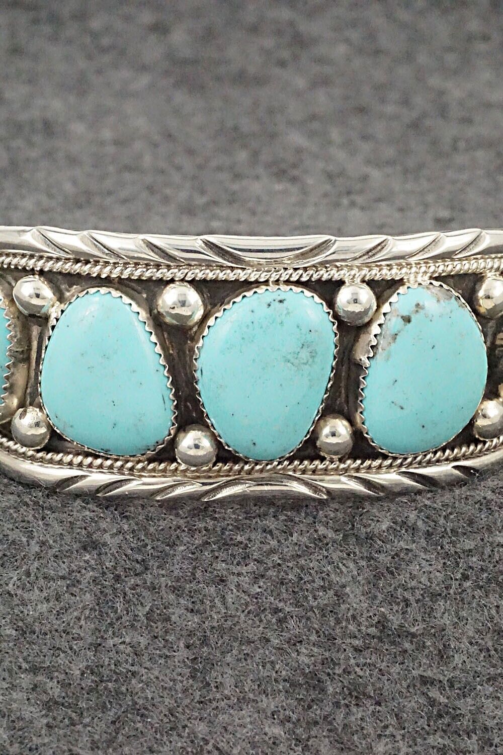 Turquoise & Sterling Silver Bracelet - Davey Morgan