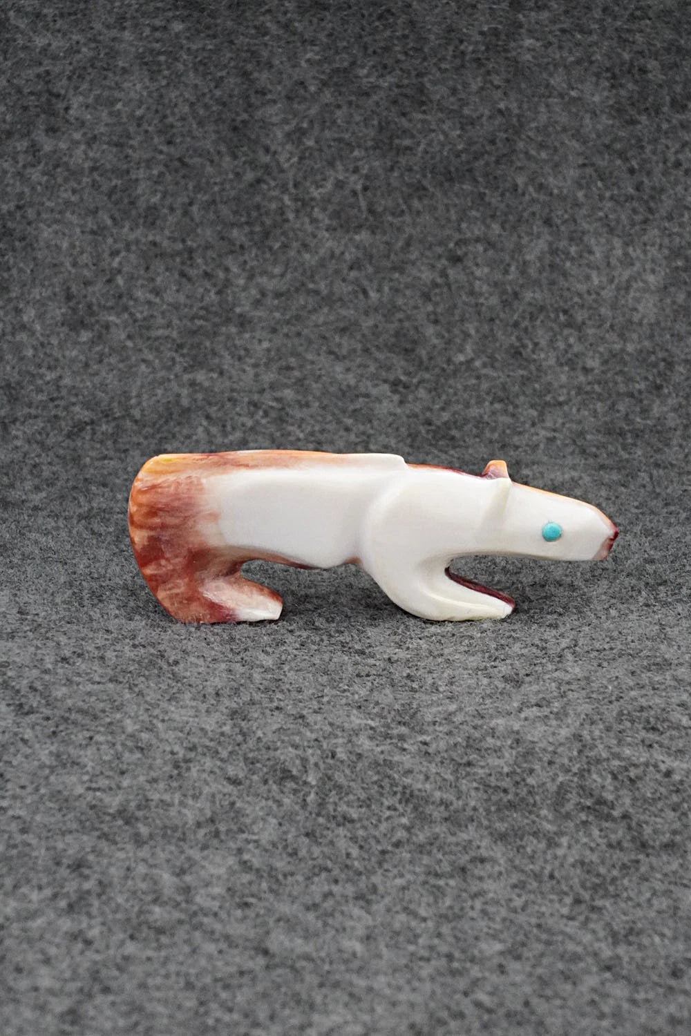 Mountain Lion Zuni Fetish Carving - Ronnie Lunasee