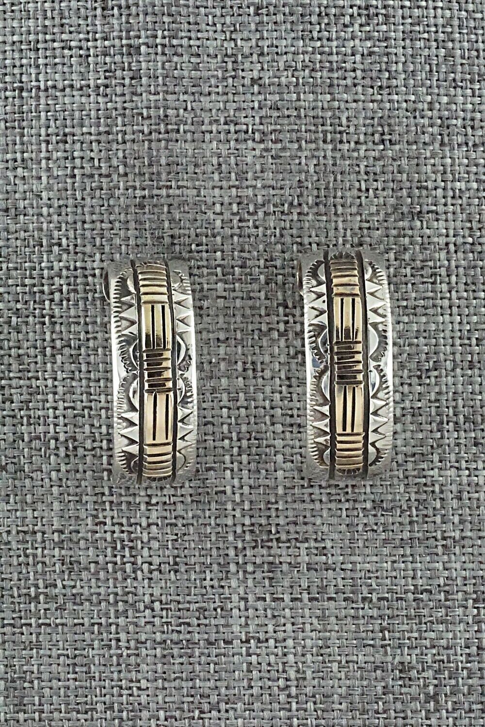 Sterling Silver & Gold Fill Hoop Earrings - Bruce Morgan
