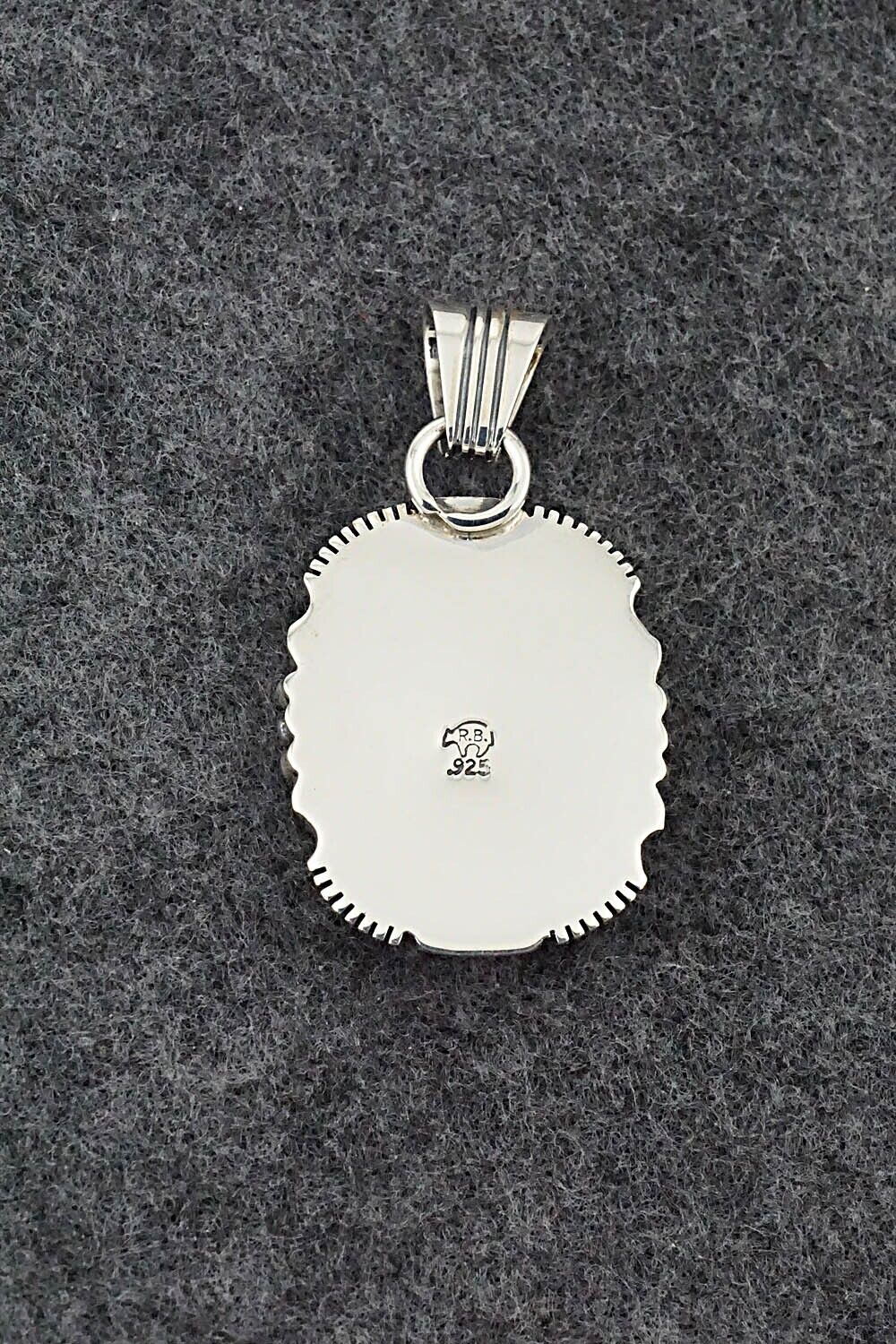 Onyx & Sterling Silver Pendant - Sharon McCarthy