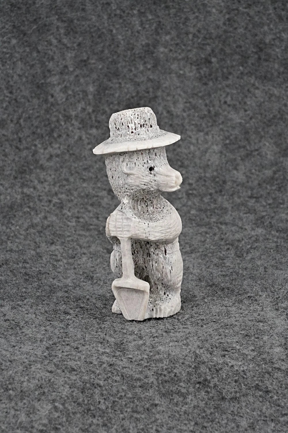 Smokey Bear Zuni Fetish Carving - Chris Peina