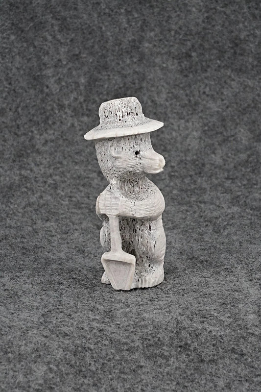 Smokey Bear Zuni Fetish Carving - Chris Peina