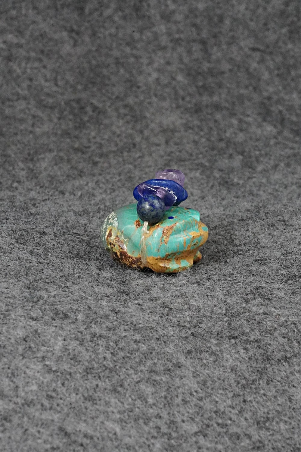 Frog Zuni Fetish Carving - James Panteah