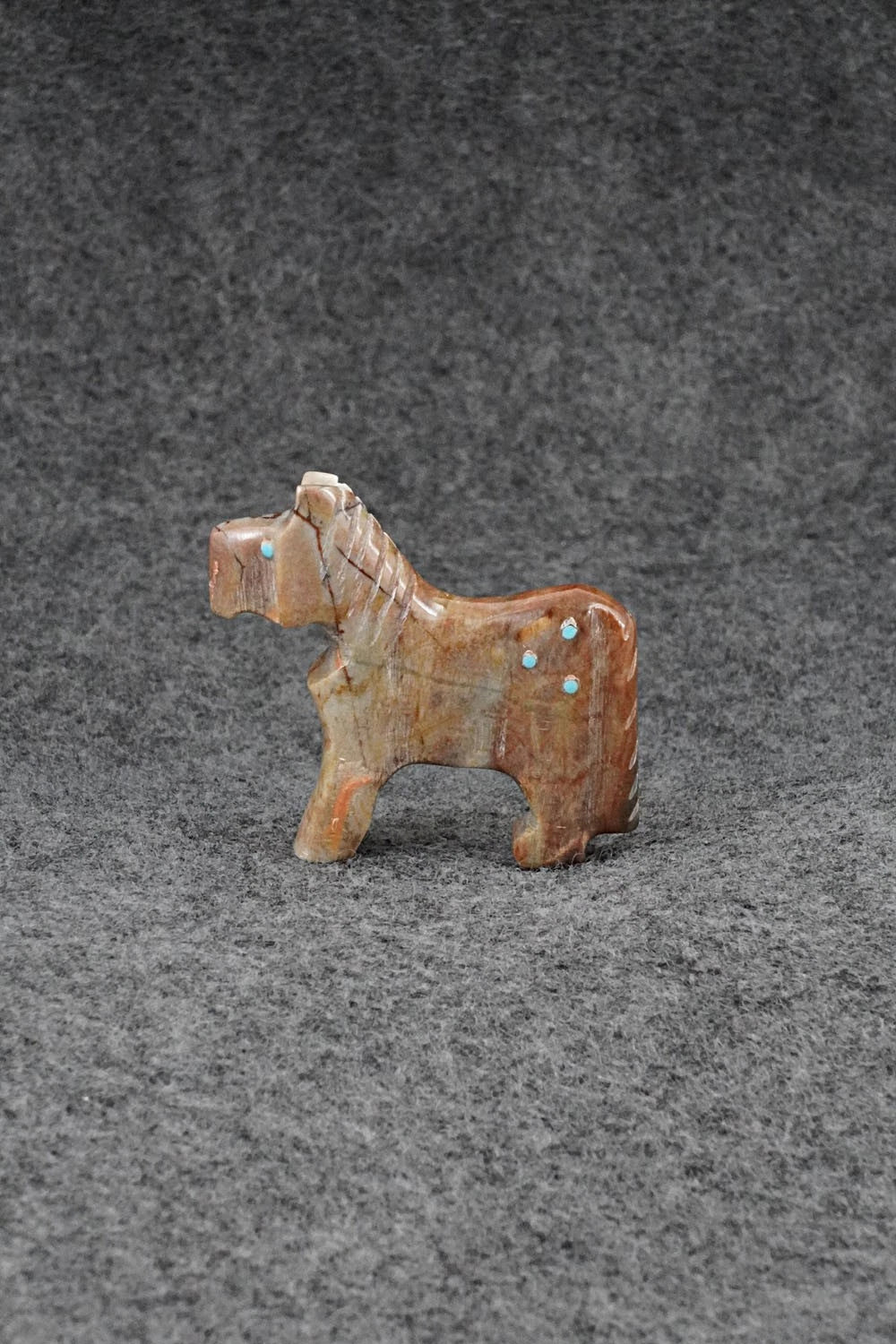 Horse Zuni Fetish Carving - Todd Etsate