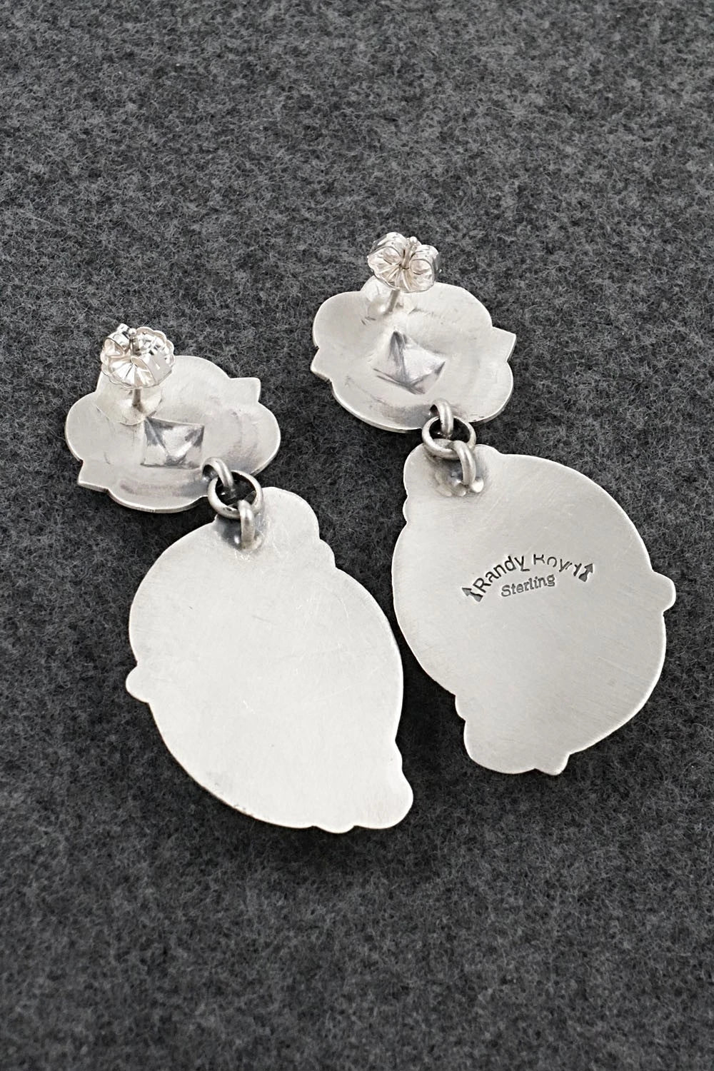 Turquoise & Sterling Silver Earrings - Randy Boyd