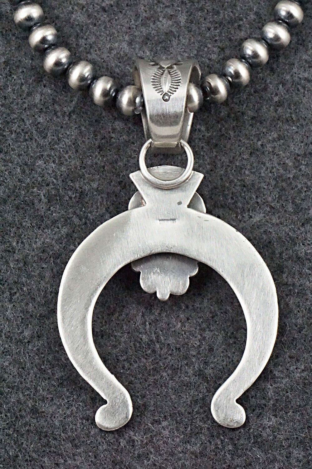 Turquoise & Sterling Silver Naja Necklace - Paige Gordon