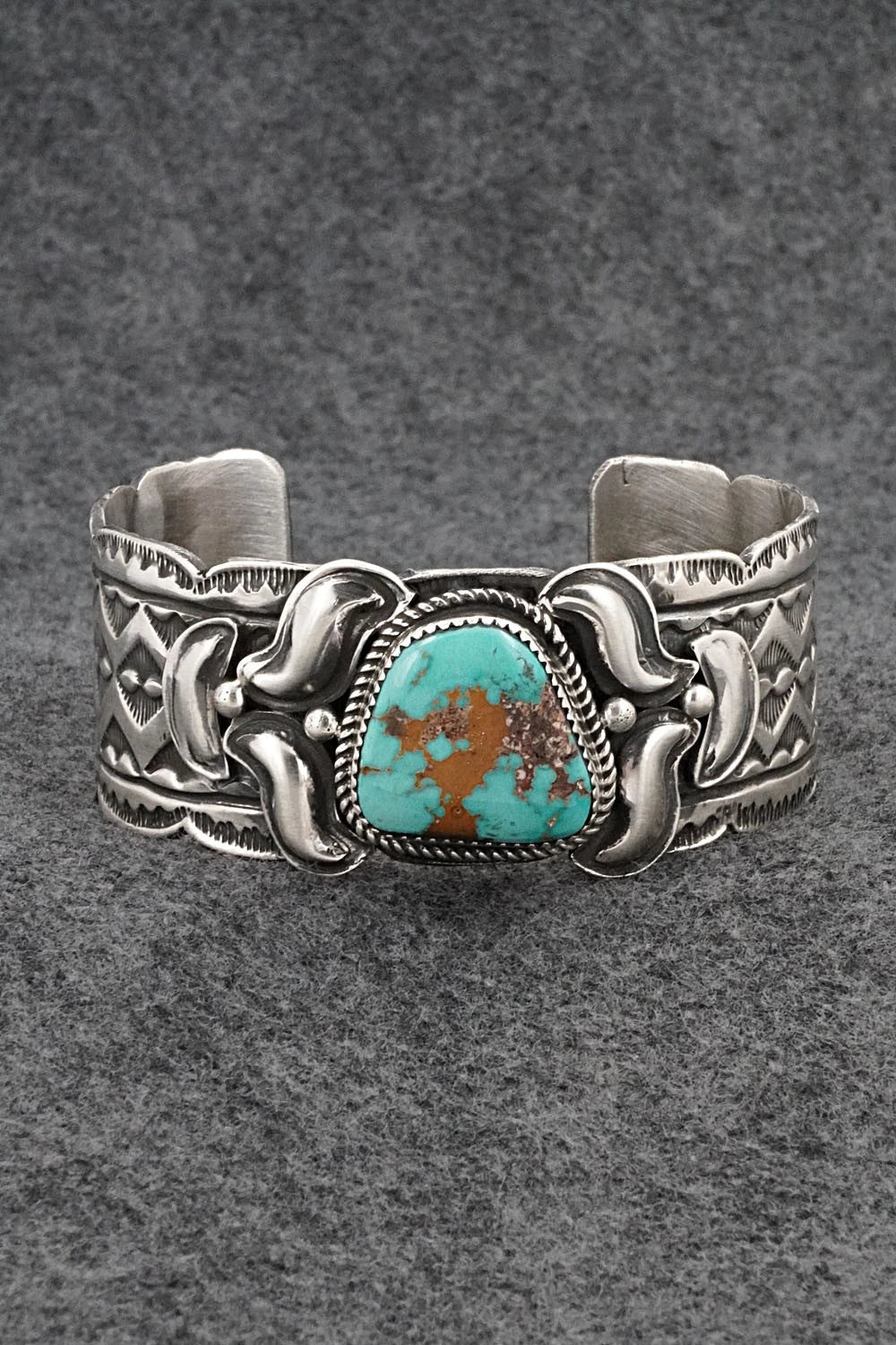 Turquoise & Sterling Silver Bracelet - Tillie Jon