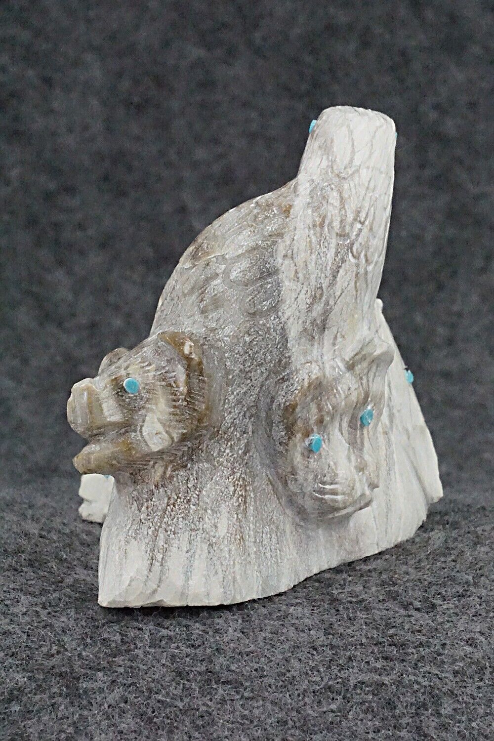 Six Directions Zuni Fetish Carving - Derrick Kaamasee
