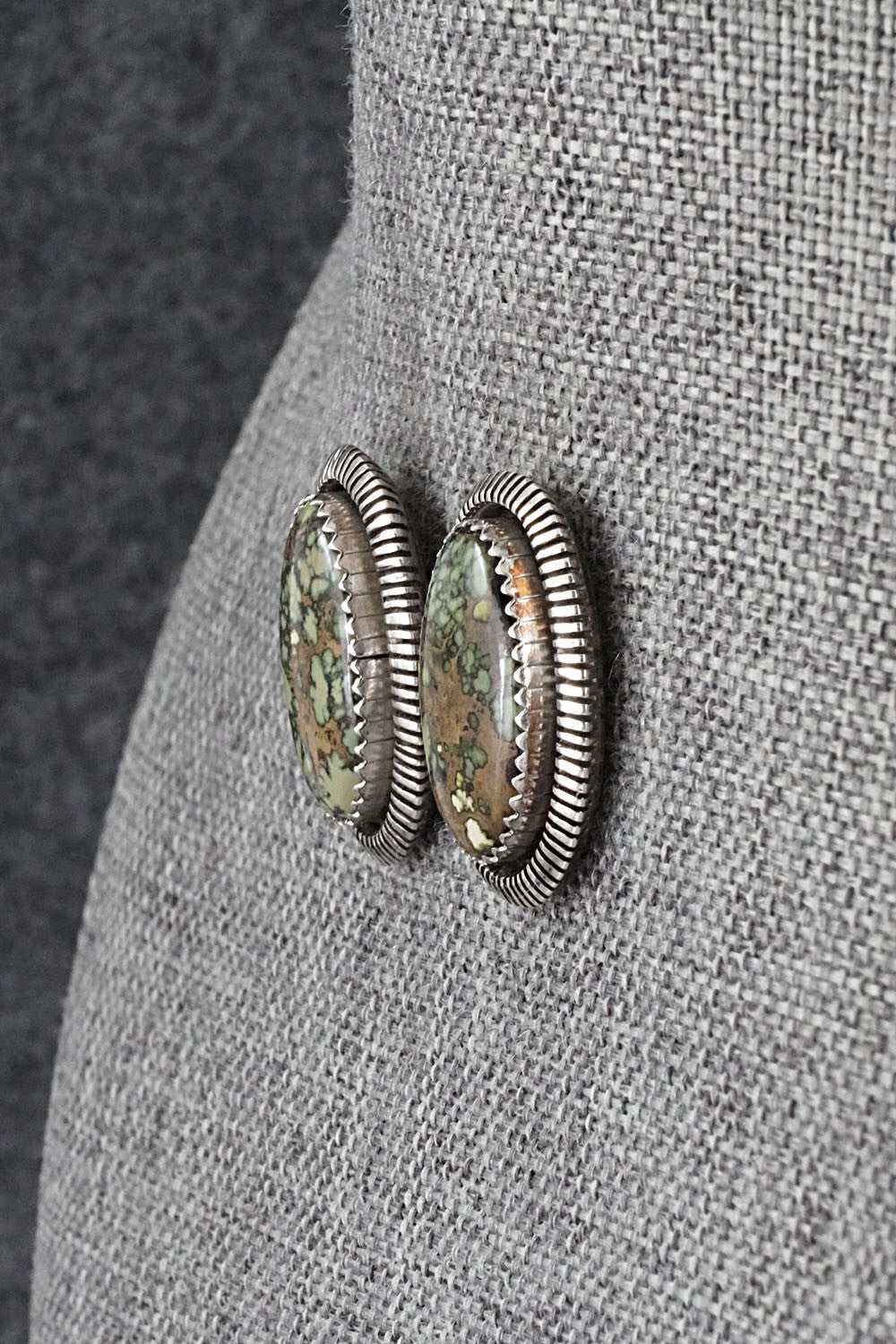 Turquoise & Sterling Silver Earrings - Toby Henderson