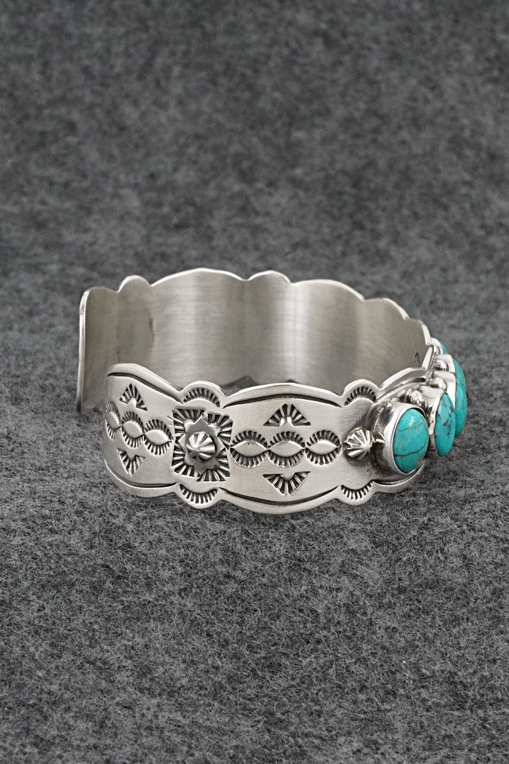 Turquoise & Sterling Silver Bracelet - Thomas Yazzie