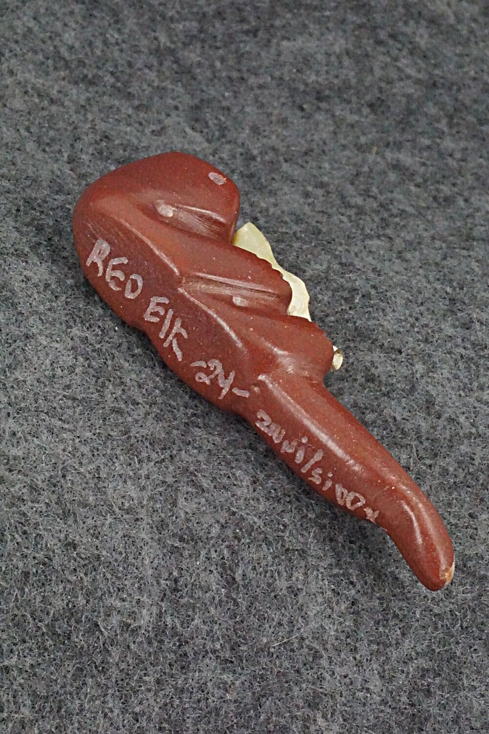 Otter with Pup Zuni Fetish Carving - Justin Red Elk