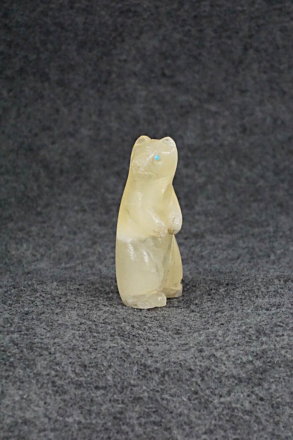 Bear Zuni Fetish Carving - Lindsey Cheama