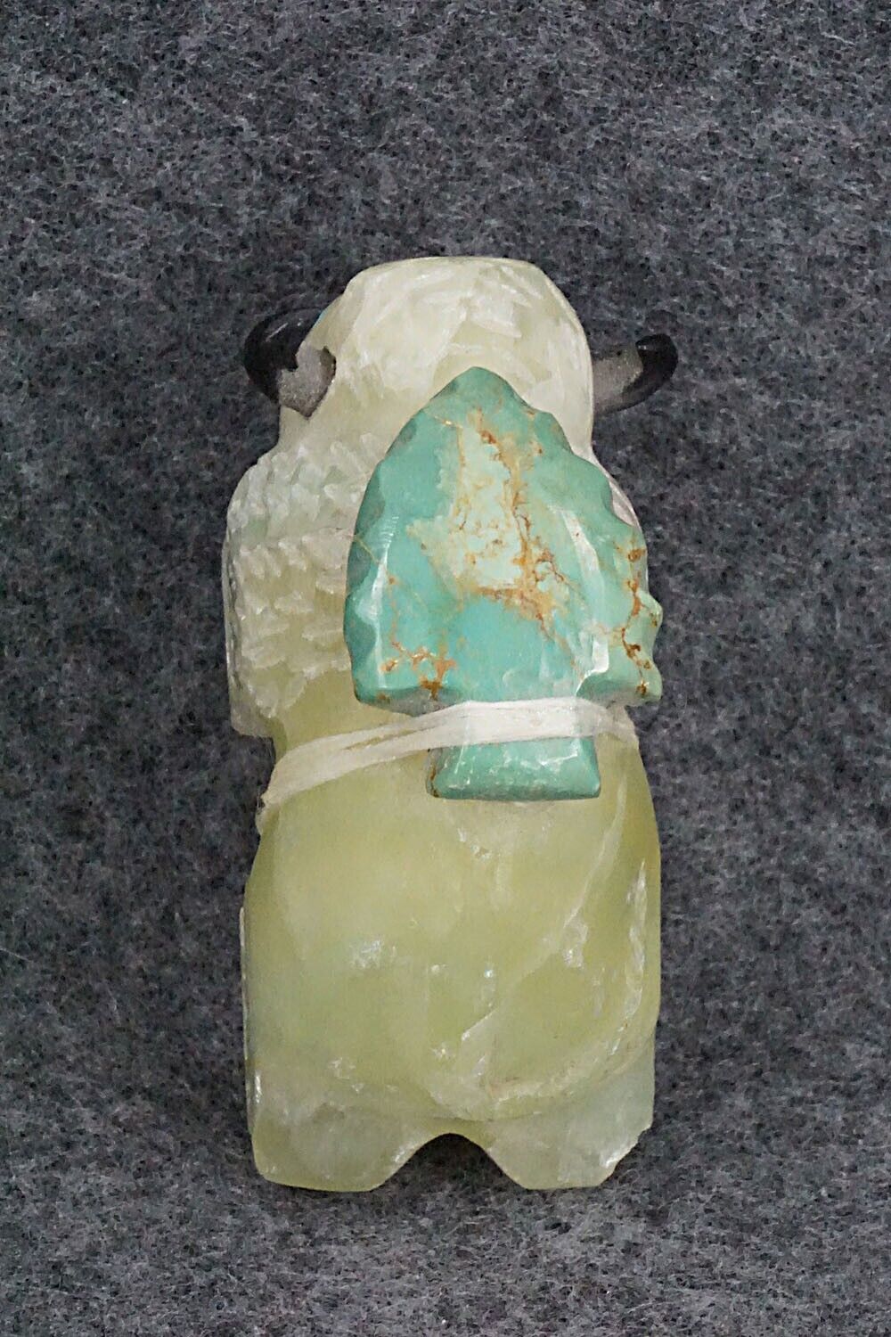 Buffalo Zuni Fetish Carving - Sullivan Shebola