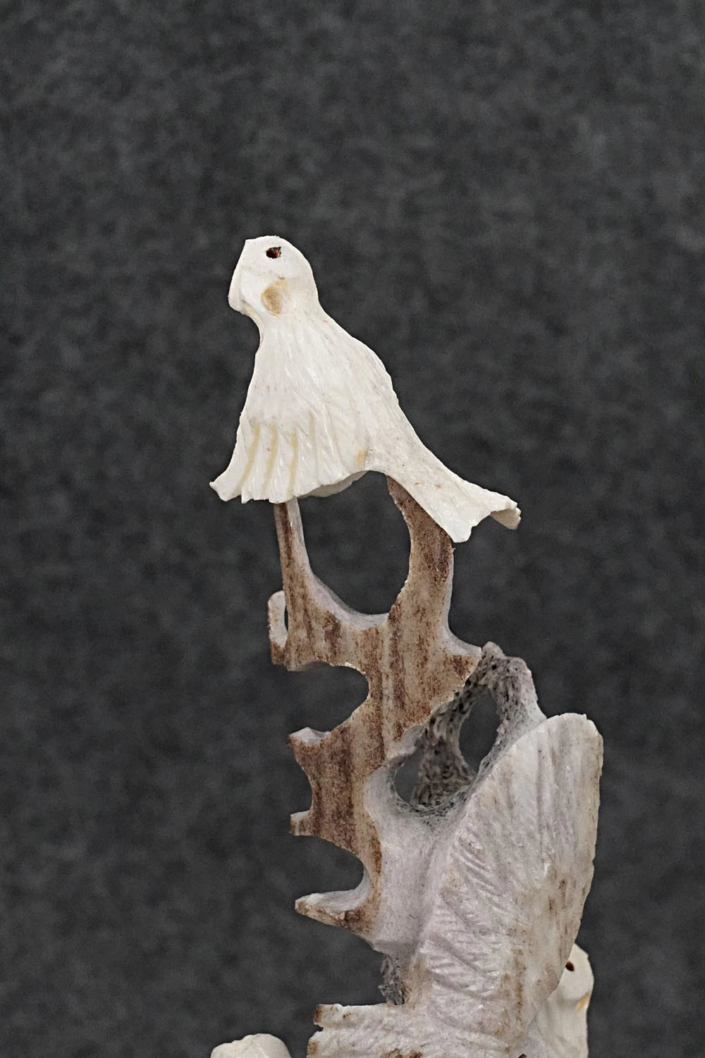 Owls Zuni Fetish Carving - Ruben Najara
