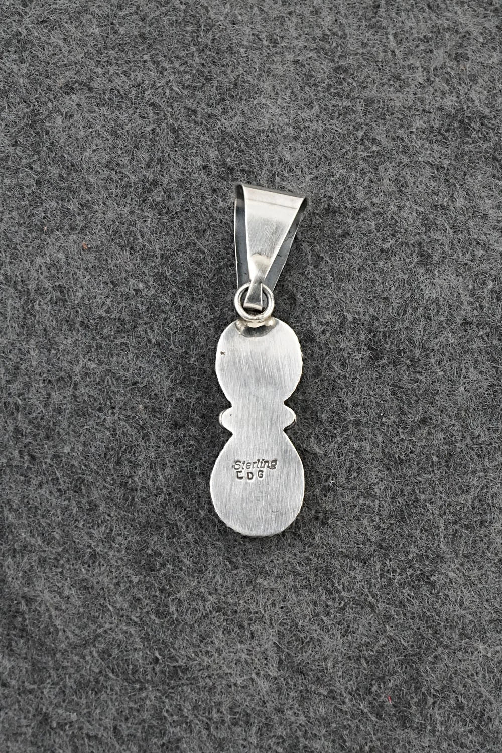 Turquoise & Sterling Silver Pendant - Eugene Gruber