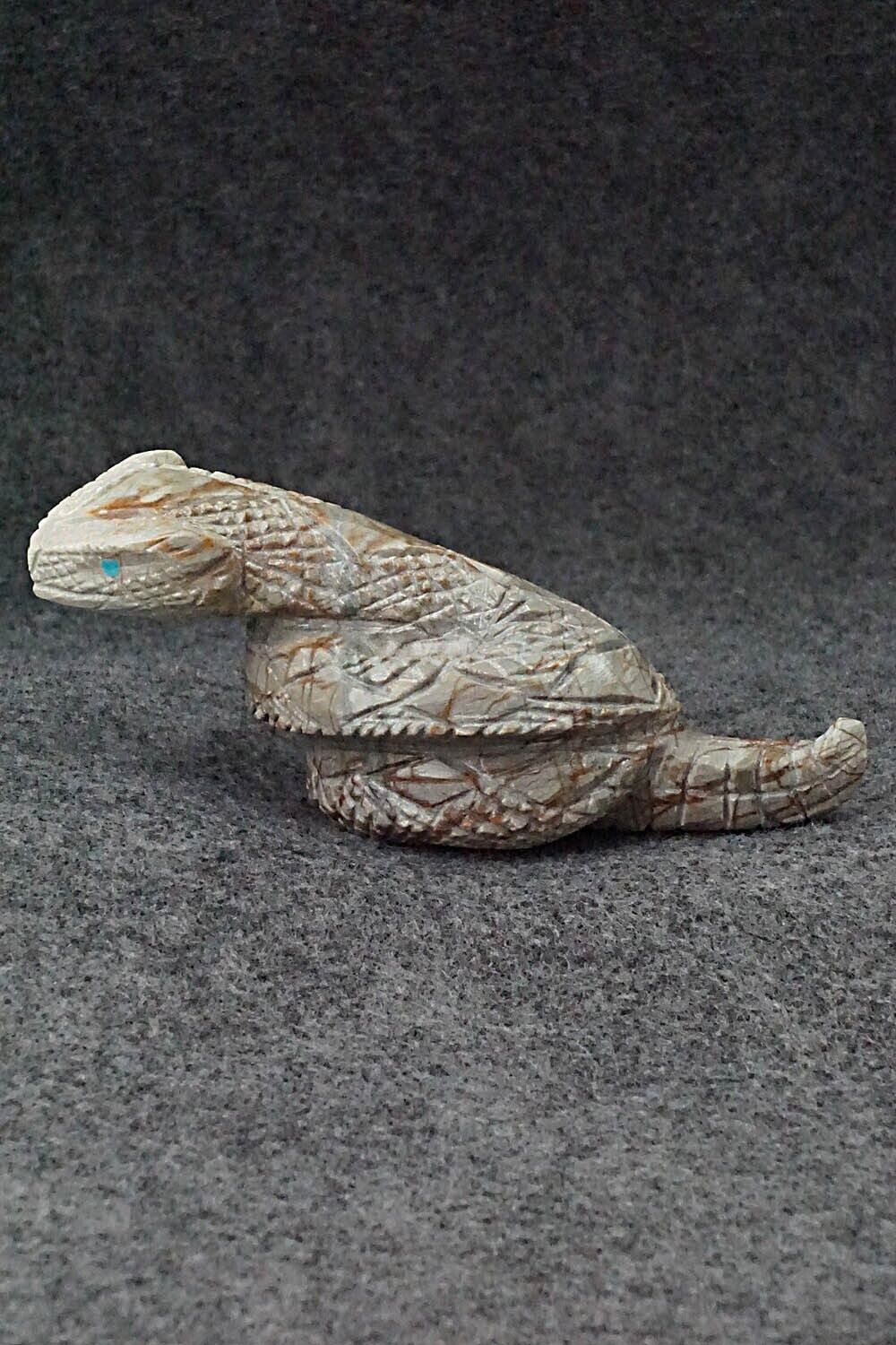 Rattlesnake Zuni Fetish Carving - Tony Mackel