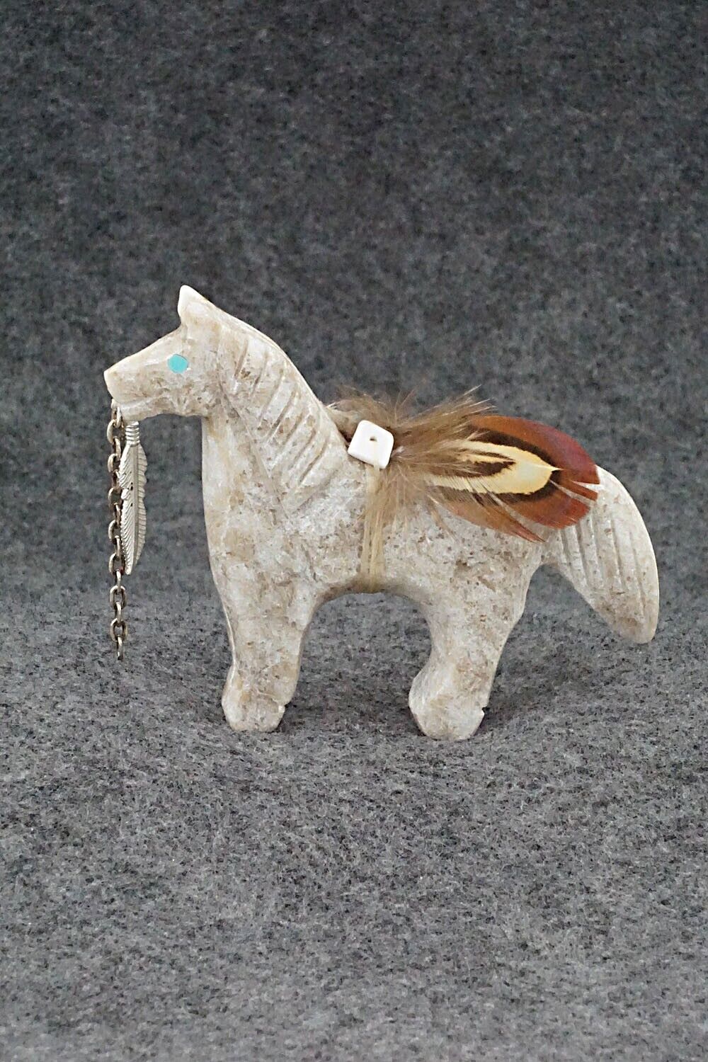 Horse Navajo Fetish Carving - Ben Livingston