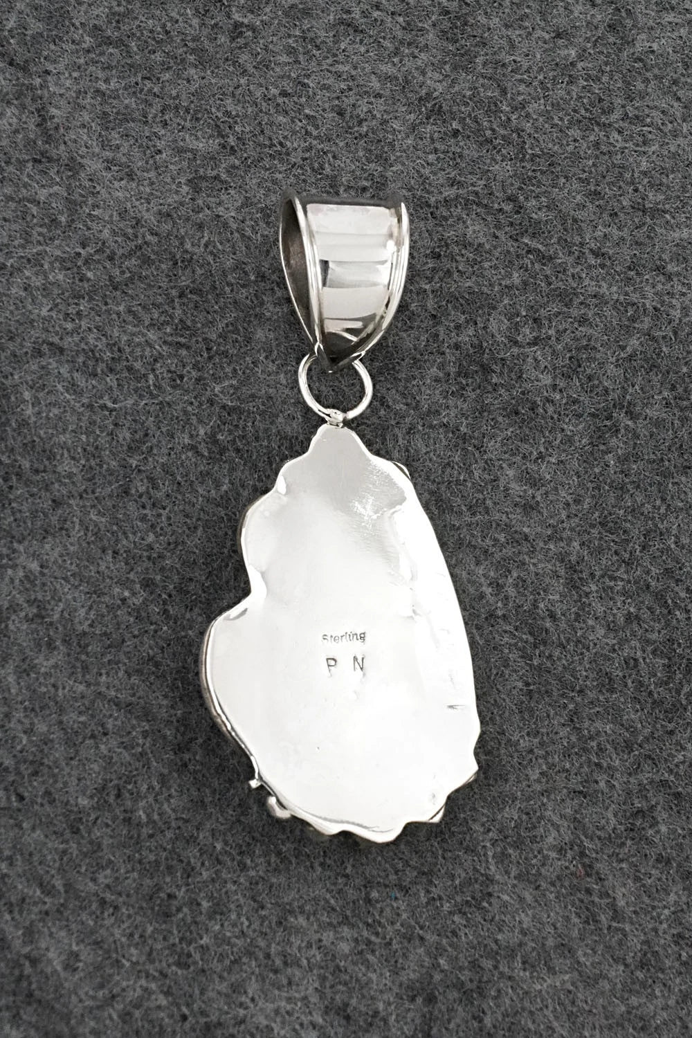 Turquoise & Sterling Silver Pendant - Phil Nez