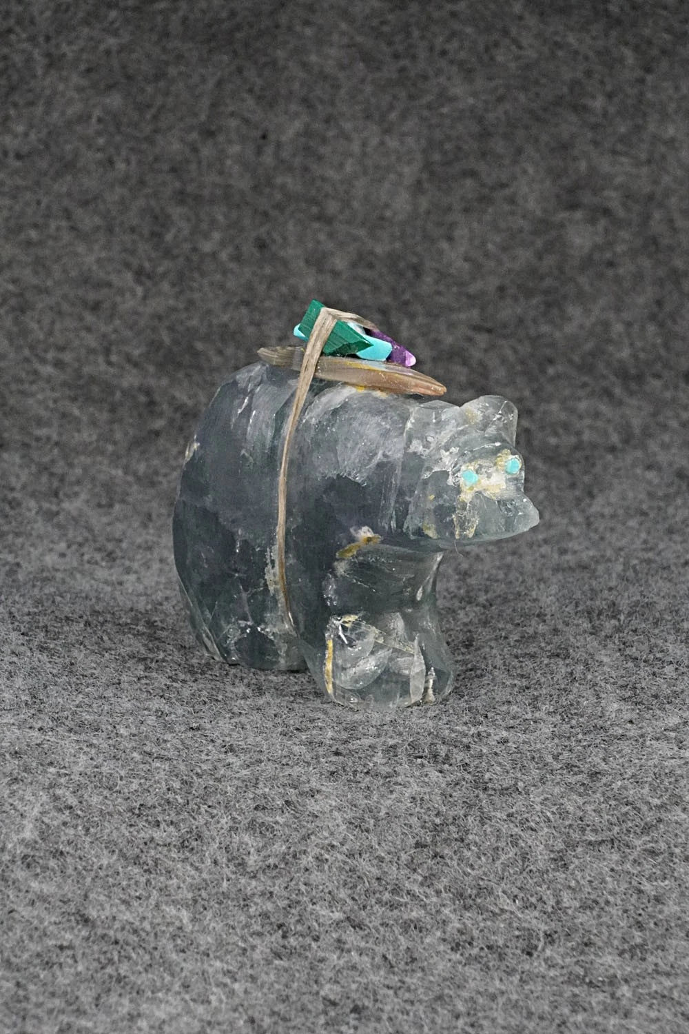 Bear Zuni Fetish Carving - Carl Etsate