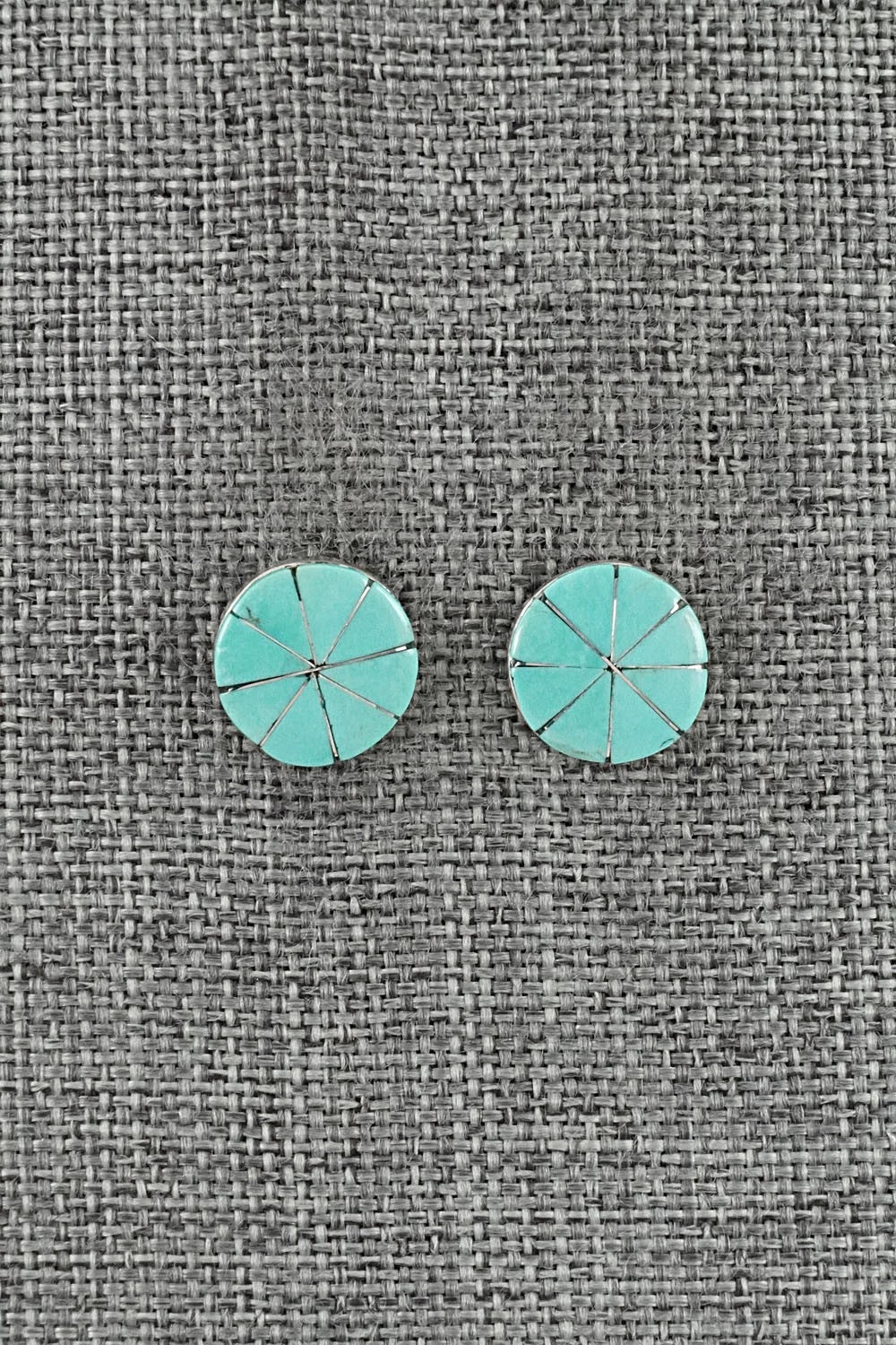 Turquoise & Sterling Silver Earrings - Johnson Laweka