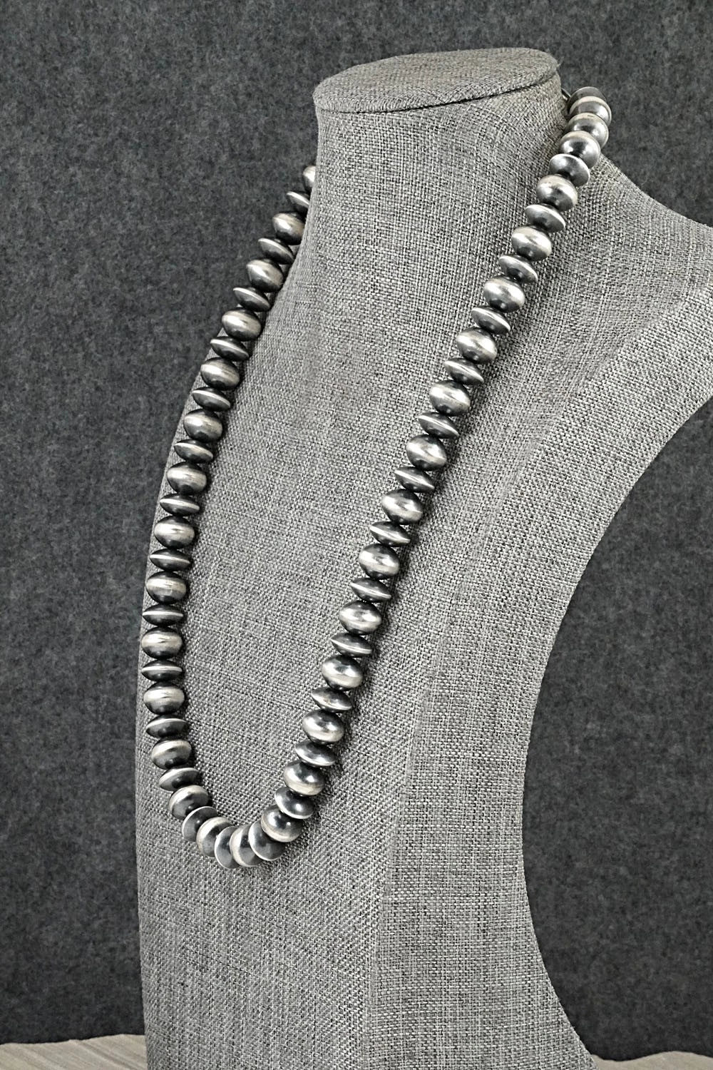Sterling Silver Navajo Pearl Necklace 22" - Preston Haley